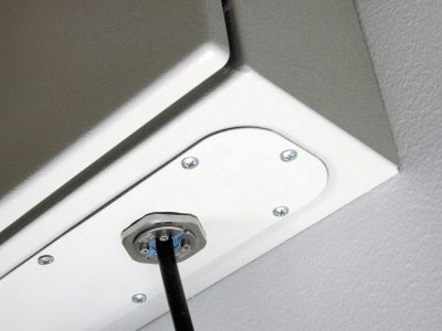 Круглая рама для ввода кабеля в шкаф